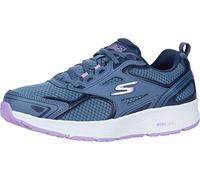 Skechers GO RUN CONSISTENT, Women's GO Run CONSISTENT Slip On Trainers, Blue (Blue Leather/Synthetic/Purple Trim/Textile Blpr), 7 UK (40 EU)