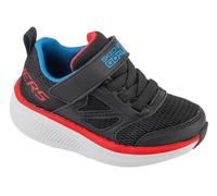 Skechers Go Run Elevate 2.0 Find My Lil Sneaker, Black Textile/Black Synthetic/Red & Blue, 6 UK Child