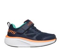 Skechers Go Run Elevate 2.0 Find My Lil Sneaker, Navy Textile/Navy Synthetic/Orange & Blue, 6 UK Child