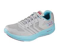 Skechers GOrun Razor+ Running Shoes Grey/Aqua/Pink