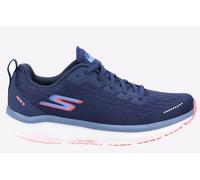 Skechers Go Run Ride 9 Sports Shoes Womens | Running Trainers | Navy/Purple | UK Size 5