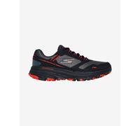 Skechers Men's GO Run Trail Altitude 2.0 Trainers, Black and Orange Leather/Textile, 8 UK