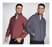 Skechers Go Shield Altitude Reversible Jacket Men's Black Puffer Jacket
