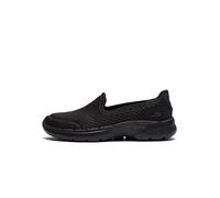 Skechers Womens GOwalk 6 Big Splash Slip On Trainers Shoes - Black Textile - Size UK 5