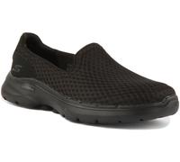 Skechers Womens 2021 Go Walk 6 Big Splash Hyper Pillar Lightweight Trainers Black UK 7