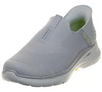 Skechers Go Walk 6 Slip-Ins - Easy On, Grey, 10 UK
