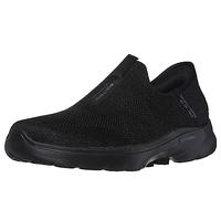 Skechers Go Walk 6 Slip-ins - Fabulous View, Black, 8 UK Wide