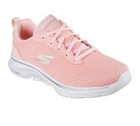 Women's Skechers Women's Go Walk 7 Kaylor Trainer in Peach - Pink - Size: 8