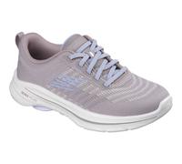 Skechers Women's Go Walk 8 Britt Sneaker, Taupe Textile/Blue Trim, 3 UK