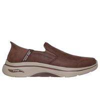 Skechers Slip-ins Go Walk Arch Fit 2.0 Mens Slip On Shoes in Brown - 8 UK