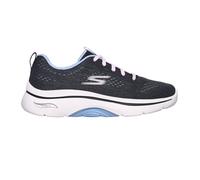 Women's Skechers 125311/BKBL GO WALK ARCH FIT 2.0 - VIVID SUNSET Womens Trainers Black/Blue - Size: 6