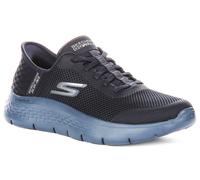 Skechers Go Walk Flex Athletic Lace-Up Mesh Womens Trainers In Navy UK 4 - 8