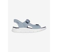 Skechers Go Walk Flex Easy Entry Slip-Ins Sandals Blue White - 45.5