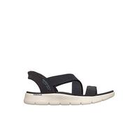 Skechers Go Walk Flex Glimmer Up Slip-Ins Sandals Midnight Blue White Women - 36