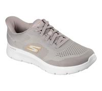 Skechers Go Walk Flex Polyester Men's Taupe Trainers - UK 7
