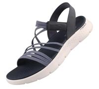 Skechers Go Walk Flex Sandal Emma Women's Sandals, blue, 4 UK