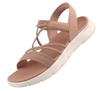 Skechers Go Walk Flex Sandal Emma, Brown Tan, 5 UK
