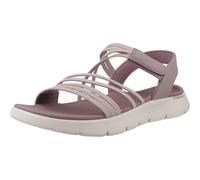 SKECHERS Womens Go Walk Flex Ankle Strap Sandals Mauve 5