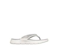 Skechers Go Walk Flex Sandal Toe-Post Sandal, White, Size 7, Women White