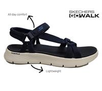 Skechers Go Walk Flex Sandal - Sublime - Sandals - Women's Navy 40