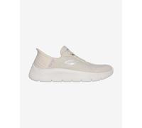 Skechers Trainers GO WALK FLEX Grand Entry - Hands-Free Slip-Ins, Off White/Beige UK 5