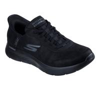 Skechers Men's Go Walk Flex Smooth Motion Slip-On Sneakers, Black Textile, 11 UK