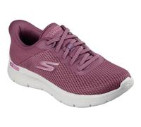 Skechers Go Walk Flex Textile Women's Burgundy Trainers UK 5