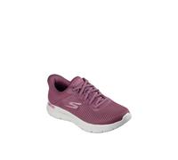 Skechers Women's Go Walk Flex Carla Slip-On Sneakers, Burgundy Textile/Trim, 5 UK