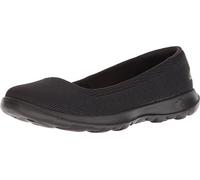 Skechers Go Walk LTE Womens Casual Shoes Ballet Flat Slip On Black 3.5 (36.5)
