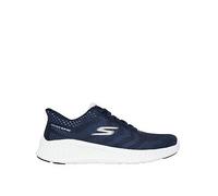 Skechers Women's Go Walk Now Khloe Sneaker, Navy Textile/White Trim, 8 UK