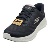 Skechers Go Walk Now Womens Fashion Trainers in Navy White - 8 UK