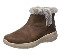 Skechers Go Walk Stability Only One Womens Ladies Warm Ankle Boots Brown Size 4-