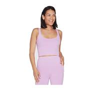 Skechers Women's GOFLEX Joy Longline Bra T-Shirt, African Violet, XS
