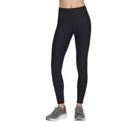 Skechers Women's GO FLEX RIB Full Length High-Waisted Legging in Black, Size Large | Nylon/Spandex