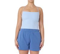 Skechers Goflex Slim Strappy Tank Polyester Women's Silver Activewear Tank Tops M