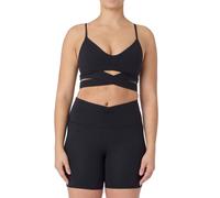 Skechers Goflex Slim Wrap Bra Polyester Women's Black Sports Bra M