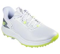 Skechers Golf Men's Blade Grip Flex Spikeless Waterproof Golf Shoe Sneaker, White/Yellow, 10 UK