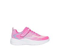 Skechers Gore And Strap with 3D Print and Ombre Sparkle Mesh, Pink, Size 3 Older Pink