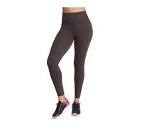 Skechers Women's GO WALK High Waisted Legging in Brown, Size Large | Nylon/Spandex