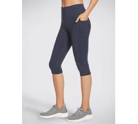 Skechers GOWALK High Waisted Capri Women's Leggings - Navy - XS