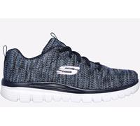 Skechers Women's Graceful Twisted Fortune Trainers, Navy Blue, 6 UK