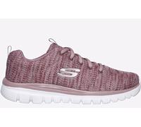 Skechers Graceful Twisted Fortune Womens Trainers 8 UK Mauve