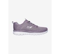 Skechers Graceful - Get Connected Shoes Lilac Women White - 39