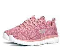 Skechers Graceful Twisted Fortune Womens Trainers 8 UK Mauve