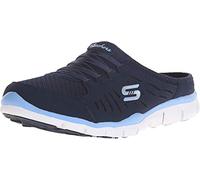 Skechers Gratis-no Limits, womens Fashion Sneaker, Navy/Light Blue, 4.5 UK (7.5 US) (37.5 EU)