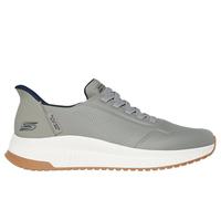 Skechers Hands-Free Slip-ins Bobs Squad 4 Direct Step, Men's Trainers, Olive, 9.5 UK