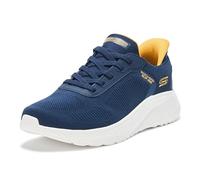 Skechers Hands-Free Slip-ins Bobs Squad Chaos Solid Step, Men's Trainers, Navy, 8 UK
