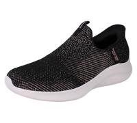 Skechers Hands Free Slip-Ins Ultra Flex 4.0 Midnight Sparkle Womens Shoes 150805 Trainers (UK 5 US 8 EU 38, Black Rose Gold BKRG)
