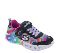 Skechers Heart Lights Infinity Sneakers for Girls, Black / multi, 16.5 cm