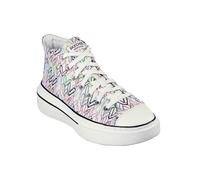 Skechers High Top Trainers White Print